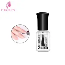 6 мл прозрачные водонепроницаемые сапоги тупой на водной основе Гель-лак для ногтей, корки нетоксичный, лак для ногтей, чтобы укрепить Сухой Гель-лак