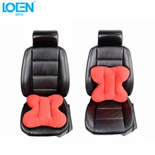LOEN высокая эластичность замши автомобильное сиденье Подушка супер мягкая поясничная подушка для сидения бабочка Форма чехлы на сиденья дома подушка для офисного кресла