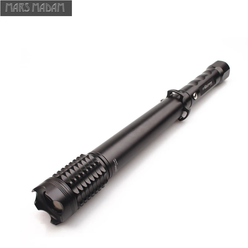 

Mace LED Aluminum alloy self-defense torch light plug-in Defense type sticks flashlight Contain the battery