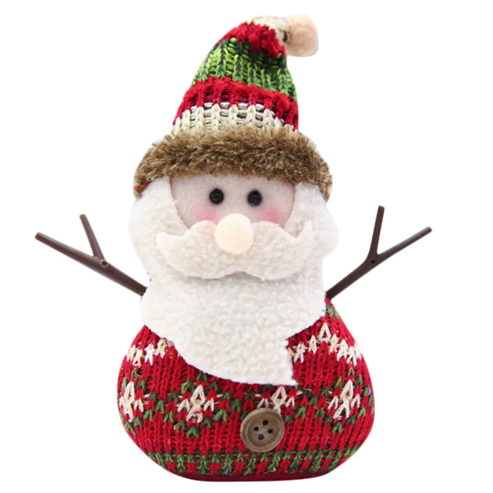 Рождественская кукла для старика, настольное украшение, снеговик, лось, Рождественская елка, украшение, кукла, подарки, классический стиль, год 30 - Цвет: 3