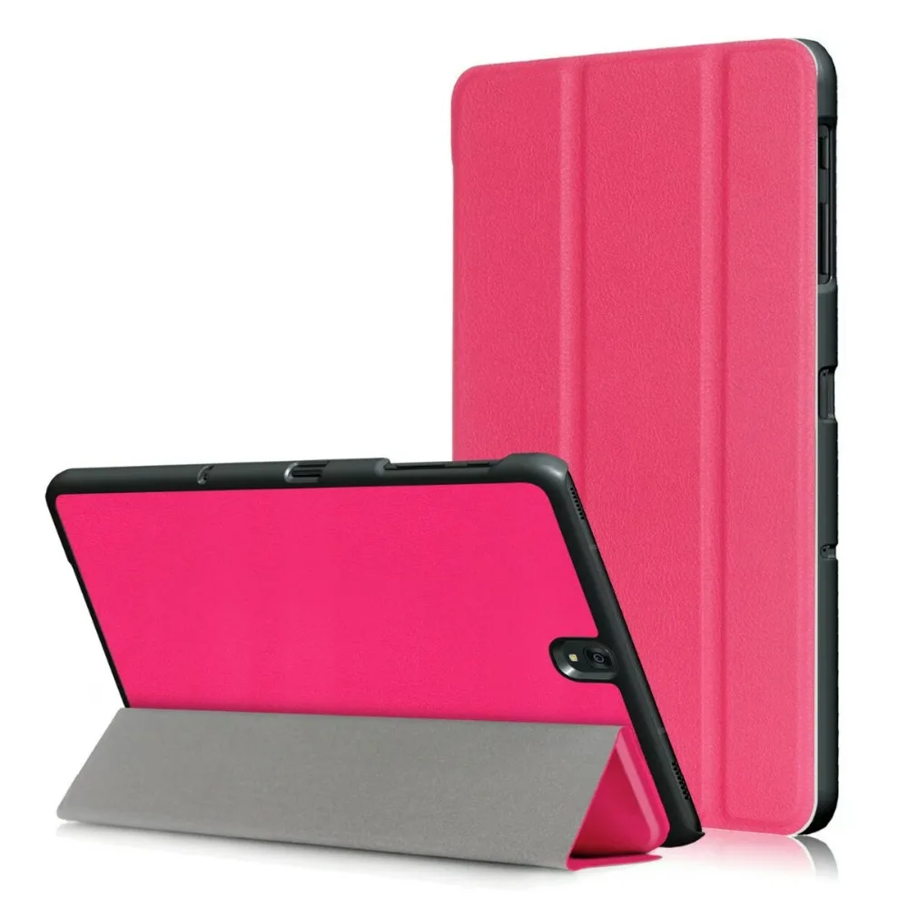 DHL для Samsung Galaxy Tab S3 T820 t825 9." Новое поступление Ultra Slim карст tri-складной Стенд кожаный чехол Планшеты PC