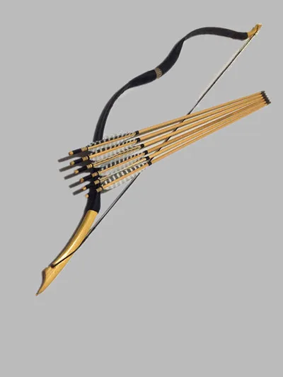 US $89.99 Black Leather Traditional 60LBS Outdoors Hunting Archery Arrow