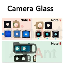 AiinAnt оригинальная задняя камера стекло объектив кольцо Крышка для samsung Galaxy Note 4 5 8 с наклейкой клей Замена части телефона