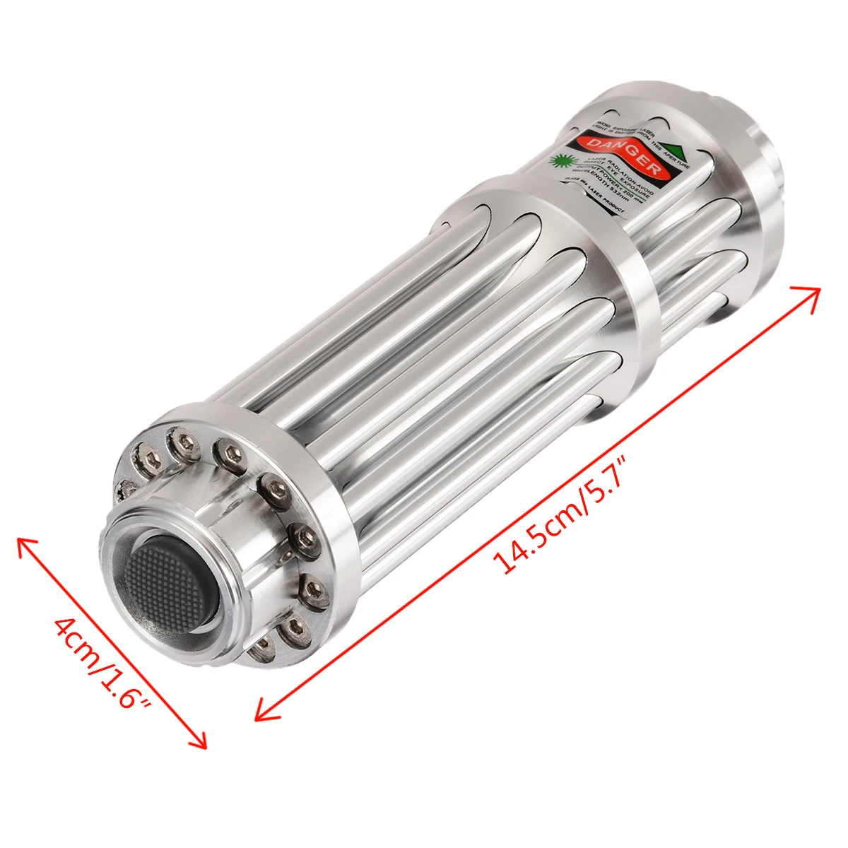 High Quality 20 Miles Green Laser Pointer Pen Adjustable Focus Laser Zoomable Beam Light 0.5MW 532nm Aluminum Laser Pointer Tool