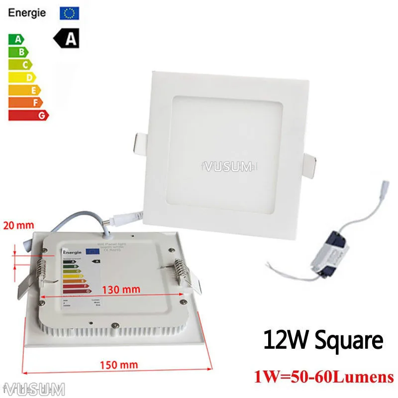 LED Ceiling Light Panel Light 6W 9W 12W 15W 18W 21W AC85-265V Indoor Lighting, Round/Square LED Light led panel light 2x4