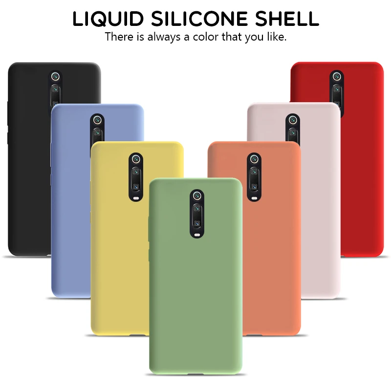

Luxury Liquid Silicone Case For Xiaomi Redmi K20 K20 Pro K20Pro Slim Phone Cover On Redmi K20 Case Redmi K20 Pro Cases 6.39inch