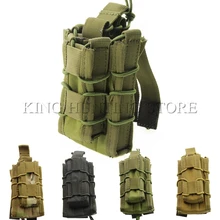 Тактическая открытая верхняя двойная кобура Decker одностворчатая Пистолетная обойма сумка