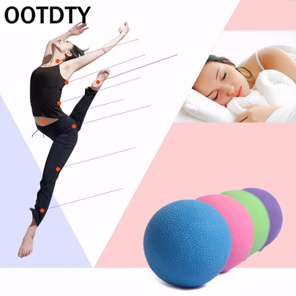 OOTDTY Лакросс Массаж Йога Мячи мобильность Myofascial триггер точка релиз тела Ball-P101