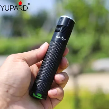 

YUPARD LED Flashlight XM-L2 Waterproof Torch Free shipping super T6 LED for 18650 Rechargeable battery for Outdoor Sport