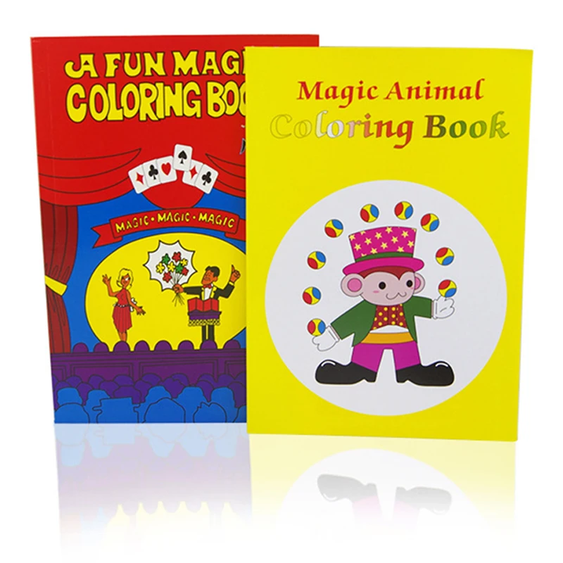 

A Fun Magic Coloring Book Funny Comedy Close-up Magic Tricks Medium(20.2*13.5*0.7cm) Gimmick Mentalism Stage Funny Toys for Kids