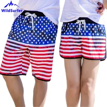 Быстросохнущие парные шорты-бермуды для серфинга, мужские шорты, женские летние пляжные шорты, плавки SP65