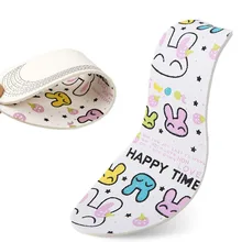 USHINE/EU26-36; Милые качественные латексные массажные стельки для мальчиков и девочек; латексные стельки для детей