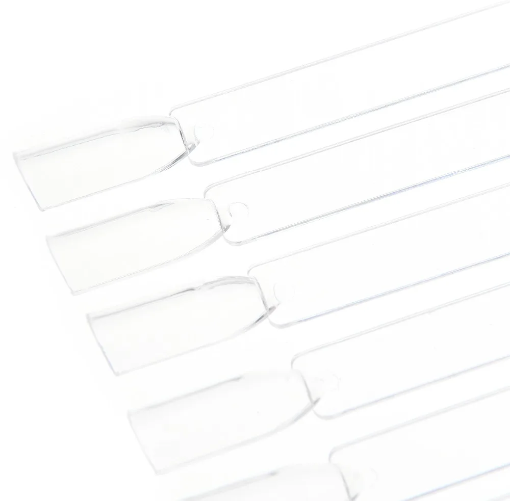 

50 pcs/lot Nail Practise Finger Nail Art Plate Salon Display Practice Tips Sticks Tool For Sample False Nail Art Tips Salon