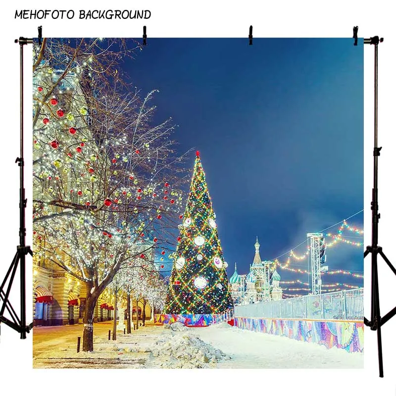 

MEHOFOTO Seamless Christmas Theme Photography Backdrops 10X10FT Children Photo Background Props Photo Studio ST-539