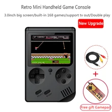 Новинка; Лидер продаж Coolbaby RS-6A Ретро Портативный мини портативные игровые консоли 8-бит 3,0 дюйма Цвет ЖК-дисплей детские игры Встроенный 168 игр