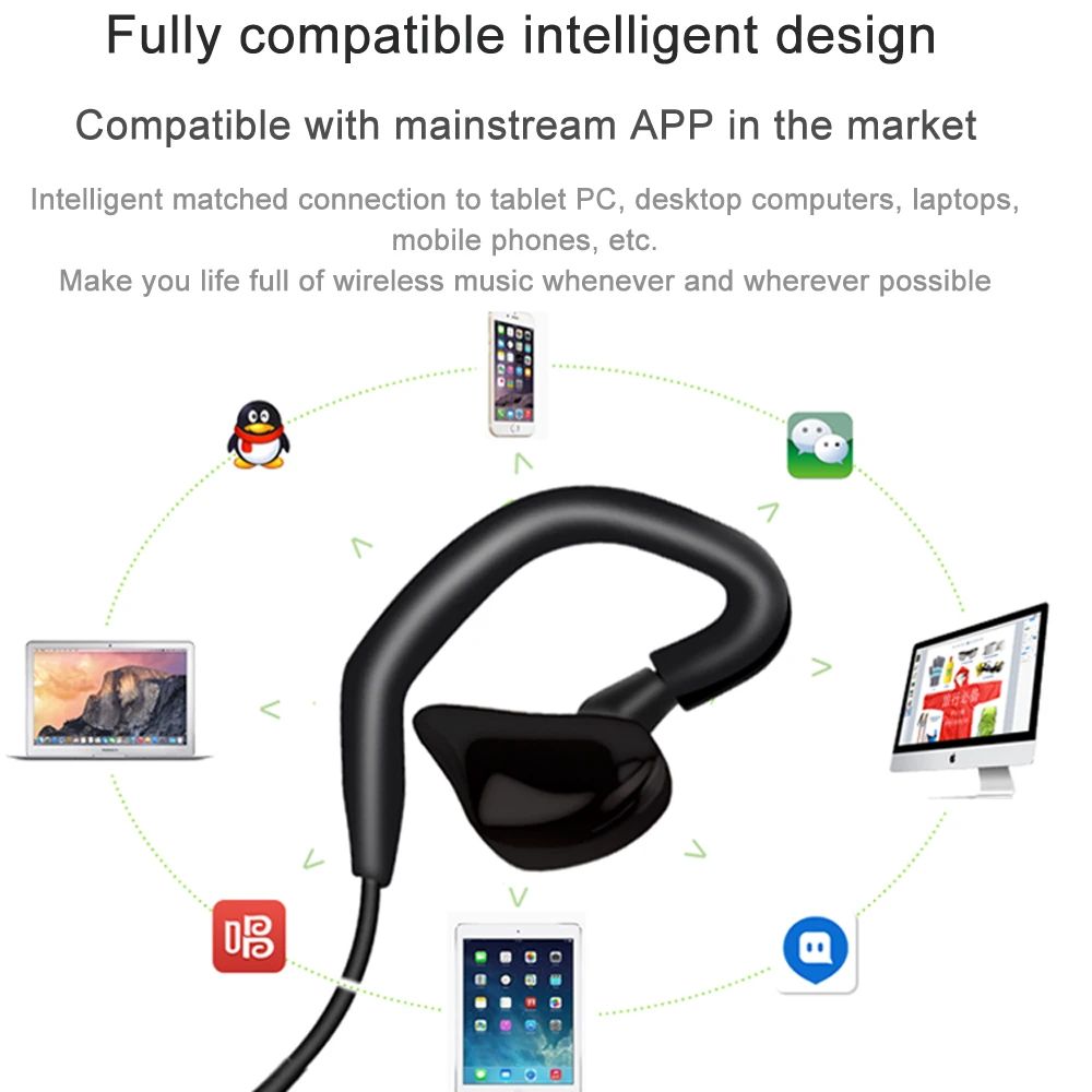 Joinrun V283 Спорт Bluetooth наушники Беспроводной гарнитуры Стерео Магнитная гарнитура