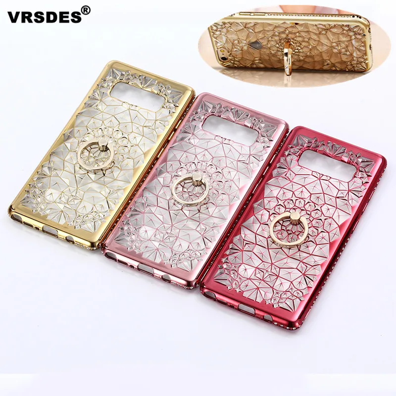 

For Samsung Galaxy S10 S9 S8 Plus S10E Note 9 8 Case Luxury Ring Case For Samsung S7 Edge J8 J6 J4 Plus A8 A6 Plus A9 A7 2018