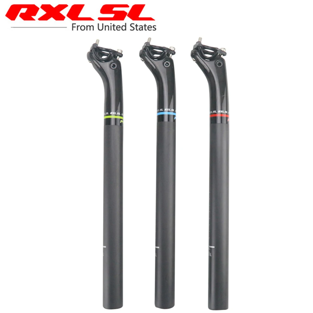 Велосипедная Подседельный штырь RXL SL красная/синяя/зеленая 27 2 28 6 мм карбоновая UD