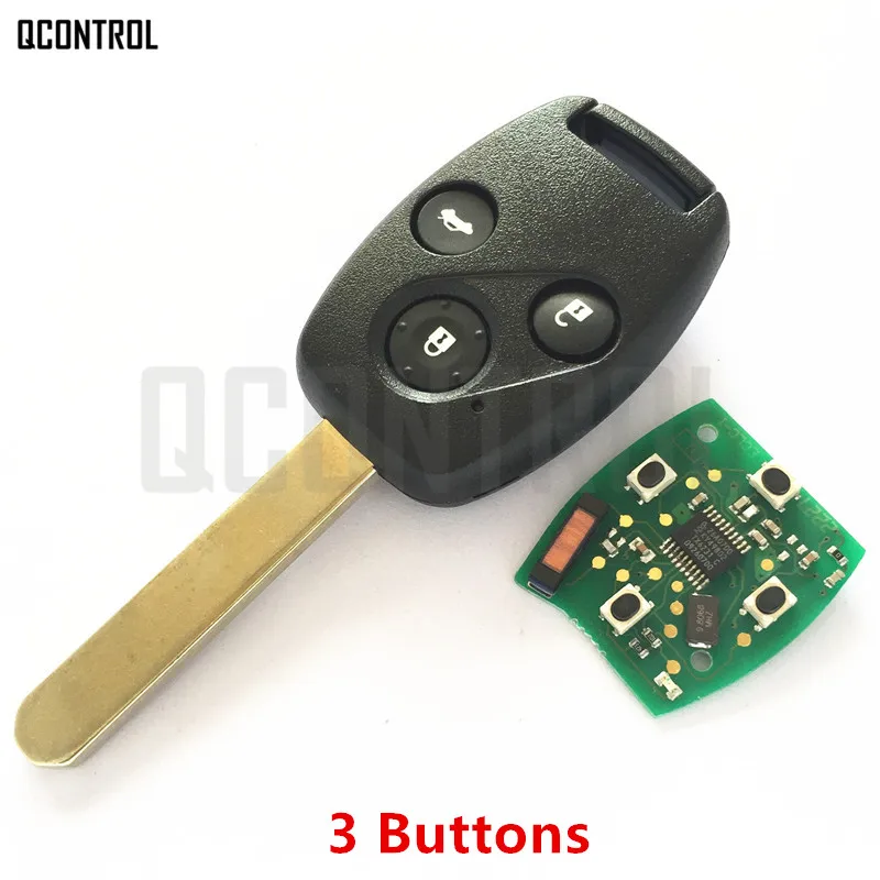 QCONTROL автомобиль дистанционного ключа для Honda S0084-A Accord CIVIC поток 313 МГц/313,8 МГц с ID46(7961) чип