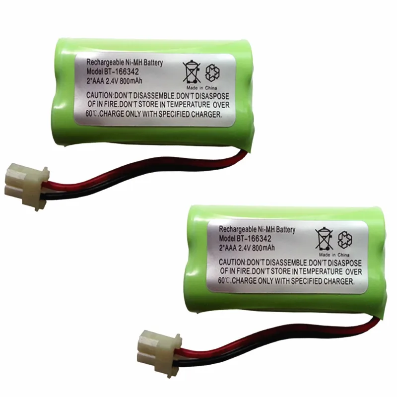 2 шт BT-166342 2,4 V 800 mAh ni-mh аккумуляторная батарея внутренняя батарея для беспроводного телефона BT-166342