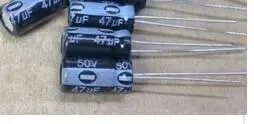 

100pcs/lot 47uF 50V 50V 47UF 6x12mm