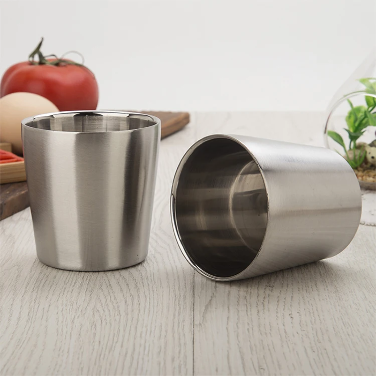 1 шт. двухслойная посуда из нержавеющей стали 304|stainless steel cup|steel cupcup stainless |