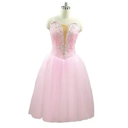 Adult Classical Professional Long Ballet Dance Costume Pink Skirt Ballerina Tutu dress Women Long Lyrical Dress for girls Adult Classical Professional Long Ballet Dance Costume Pink Skirt Ballerina Tutu dress Women Long Lyrical Dress for girls