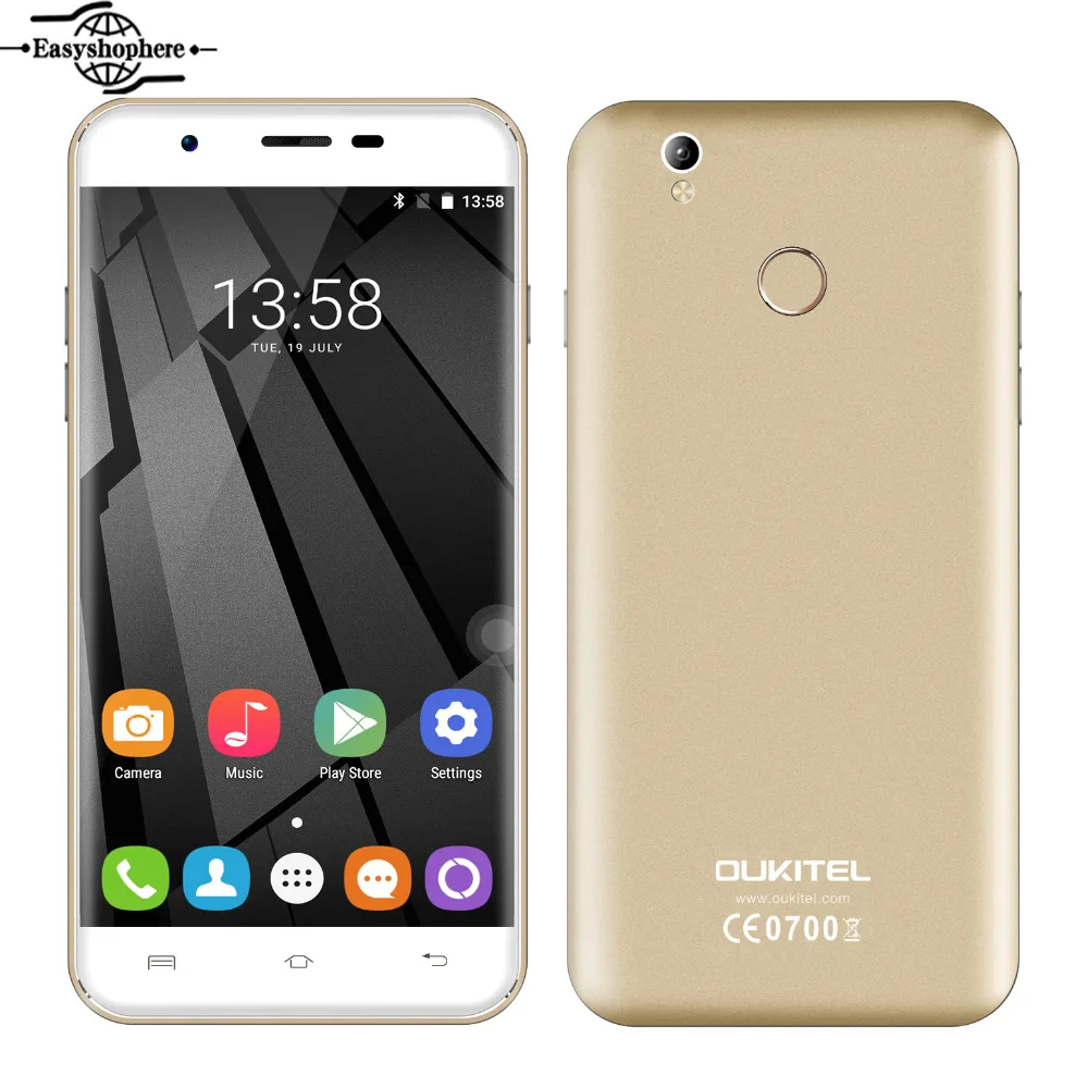 Oukitel U7 Plus 4G LTE Smartphone 5 5 Inch 2GB RAM 16GB ROM 13MP Mobile Phone