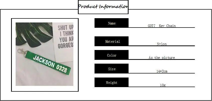 KPOP GOT7 брелок ключевой ремень лазерное имя сотовый телефон ремень Марка лазерный BAMBAM JACKOSN JR JB YUGYEOM YOUNGJAE