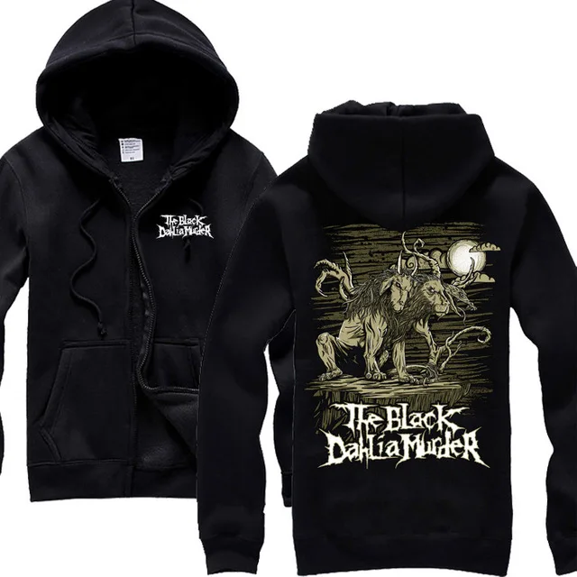 12 дизайнов, верхняя одежда, черный dahlia murder, хлопок, рок молния, толстовки, брендовая куртка, свитер в стиле хеви-метал, флис, sudadera - Цвет: 6
