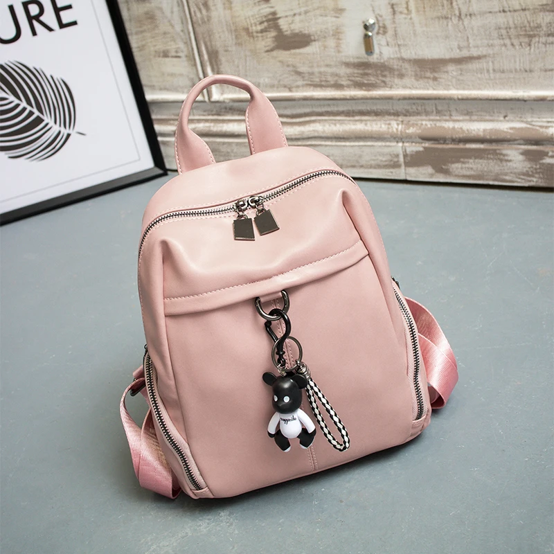 A1743 Famous Brand School Bags for Girls sac a dos femme with Bear Fashion candy colors