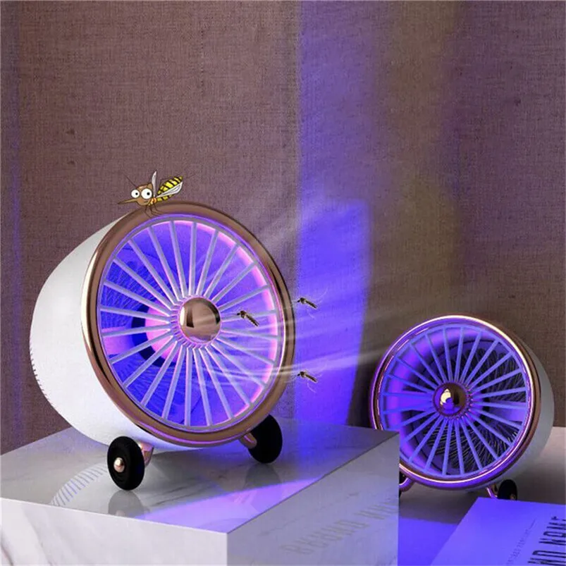 Portable Aircraft Mosquito Killer Home Use Office USB Mosquito Light Repellent 360 Degree No Dead Angle Mosquito Net 40AP54