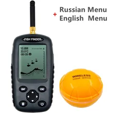 1pcs/lot Free Shipping, wireless Portable Dot Matrix Fish Finder fd66 Free Scan Fish Finder fishfinder