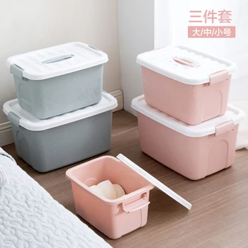

A three-piece set of closets large boxes toys boxes and finishing cases