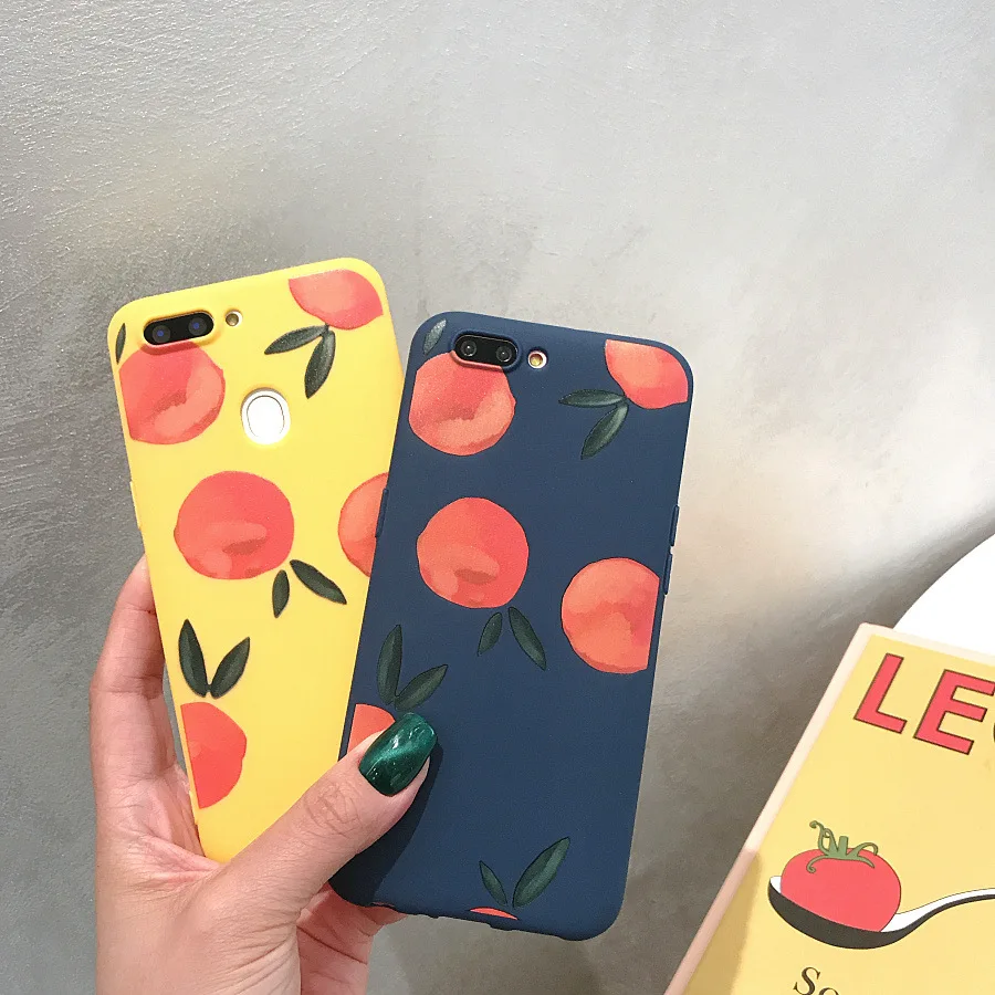 

Retro Fruit Oranges Phone Case For Huawei P20 Mate 20 P30 Pro P10 Case Soft Silicon Phone Cover For Huawei Nova 3 4 Honor 10 9