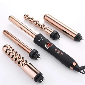 

Professional Electric Ceramic Hair Curler Lcd Curling Iron Roller Curls Wand Waver Fashion Curling Iron Wand Set Styling Tools