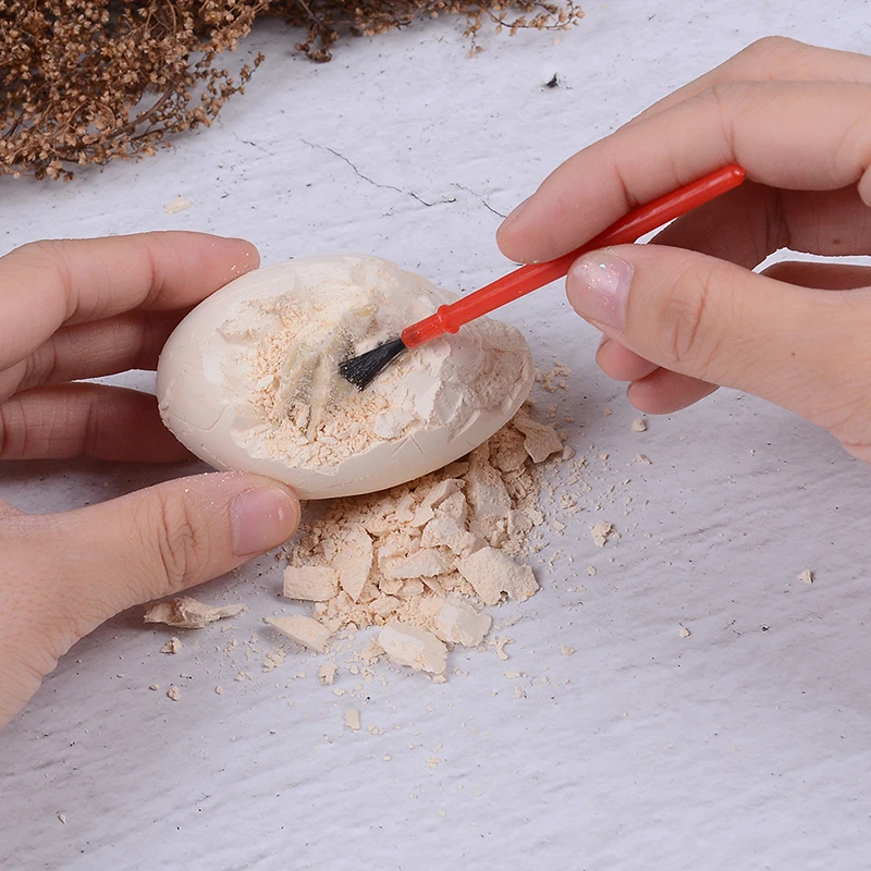 DIY яйцо динозавра копать окаменелости игрушки в виде ископаемых животных детская