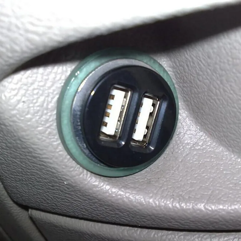 12V Power Dual 2 Port USB Mini Bullet автомобильное зарядное устройство адаптер для iPhone