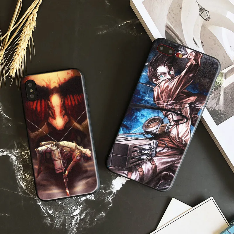 

Eren Jaeger Attack on Titan Coque Soft Silicone Phone Case Cover Shell For Apple iPhone 6 6s 6Plus 6sPlus 7 8 7Plus 8Plus X