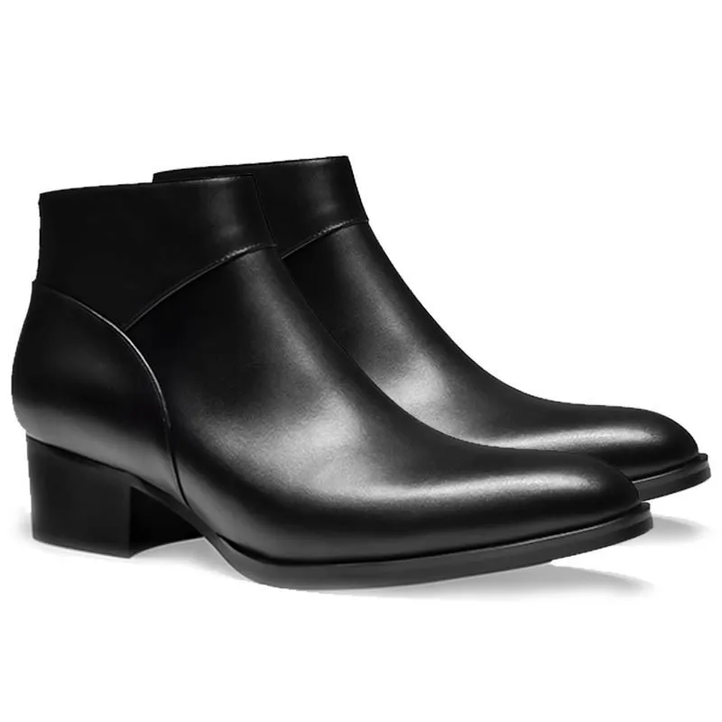 2019-New-Designer-Genuine-Leather-Cowboy-Boots-Mens-High-Quality-Fashion-Working-Ankle-Dress-Boots-Round_conew1