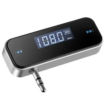 

3.5mm Music Audio Car Radio FM Transmitter Player Wireless In-car Transmitter for iPod /iPad/ iPhone/Samsung/Huawei/Xiaomi