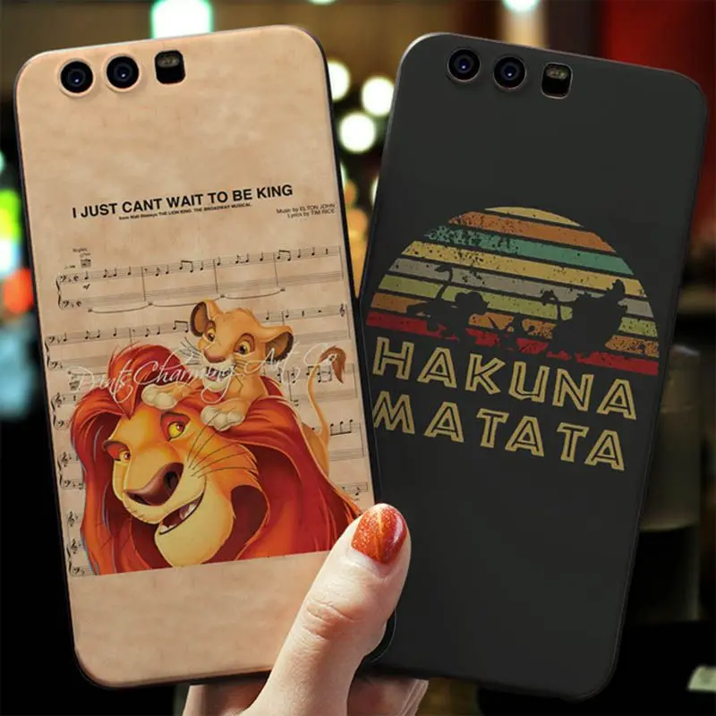 Мягкий силиконовый чехол для телефона MaiYaCa Lion King из ТПУ с рисунком Huawei P20 pro Lite mate 20