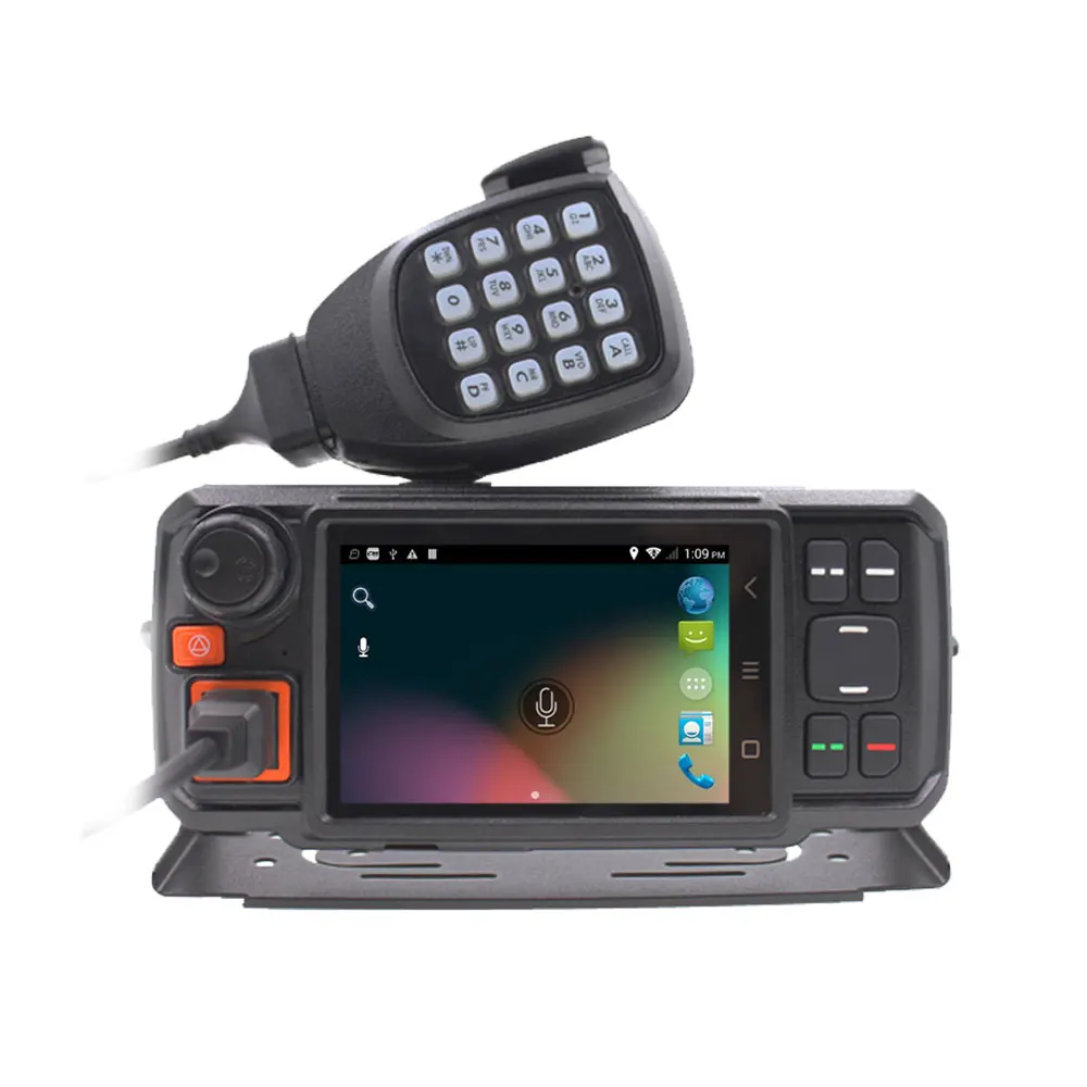 Android Network transceiver GPS walkie talkie SOS radios Bluetooth PTT Car Radio 3G Radio with SIM Card Radio