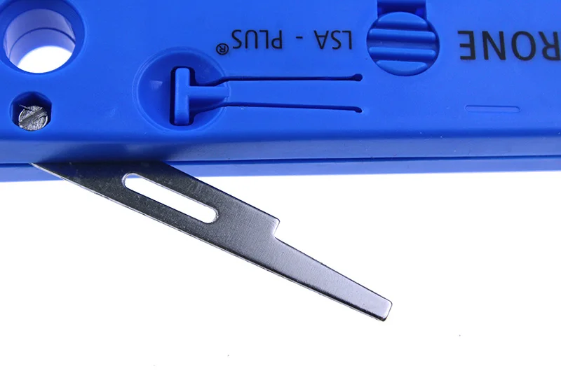 10pcs Portable Blue KRONE LSA-Plus Punch Down Tool Kit With Sensor For Telecom Phone RJ11 Impact Network Cat5 RJ45 Cord 10pcs Portable Blue KRONE LSA-Plus Punch Down Tool Kit With Sensor For Telecom Phone RJ11 Impact Network Cat5 RJ45 Cord