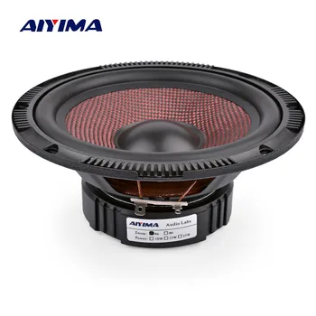 AIYIMA 6.5 Inch Audio Car Midrange Bass Speakers 4 8 Ohm 60 W High Power Glass Fiber Music Woofer Loudspeaker DIY Sound System 1
