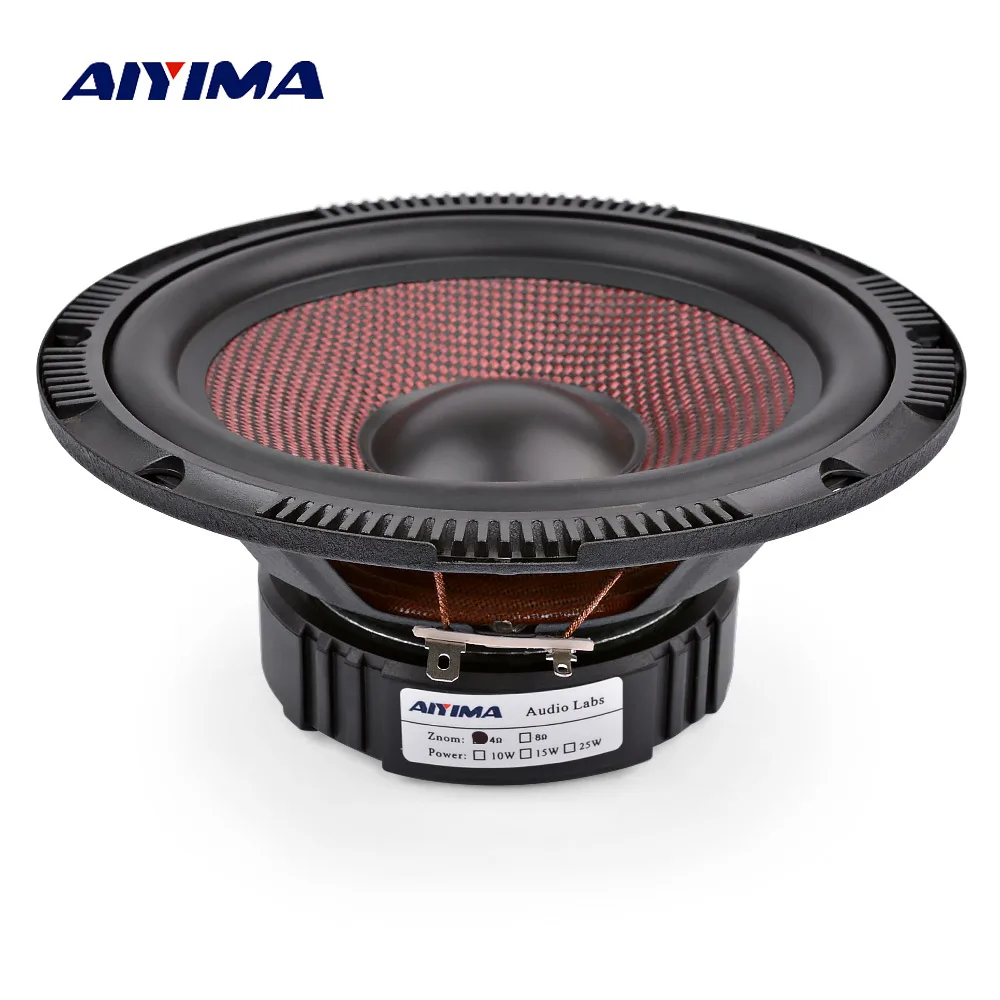 AIYIMA 6 5 дюймовая аудиосистема низкочастотные басовые колонки 4 8 Ом 60 Вт