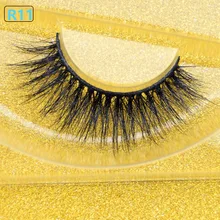 Норковые стойкие ресницы, накладные ресницы, безжалостные 3D норковые ресницы ручной работы, Многоразовые Накладные ресницы из искусственной кожи