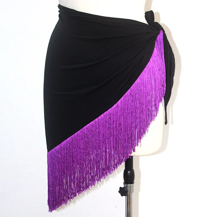 

Latin Dance Hip Tassel Triangular Bandage Latin Dance Skirt Adult Tassel Dance Skirt Bust Skirt