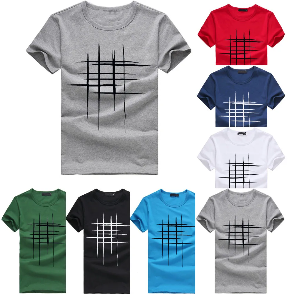 

Hxroolrp Personality men shirt Men's Men Printing Tees Shirt Short Sleeve T Shirt Cotton Casual F1