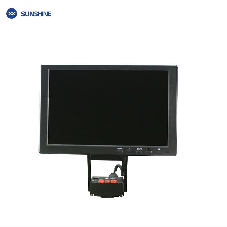 SUNSHINE Newset 10,1 дюймов SZM45T-B1-1600S HDMI 1600 Вт мегапиксельная камера с тринокулярным зумом микроскоп для ремонта мобильных телефонов